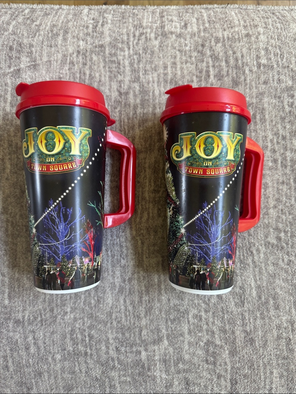 Silver Dollar City 2021 Christmas Cups Mugs - Set of 2 Souvenir SDC